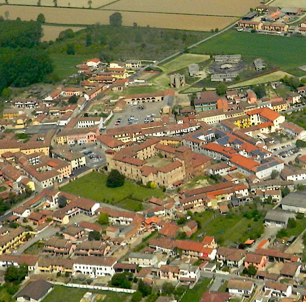 In volo sulla Lomellina